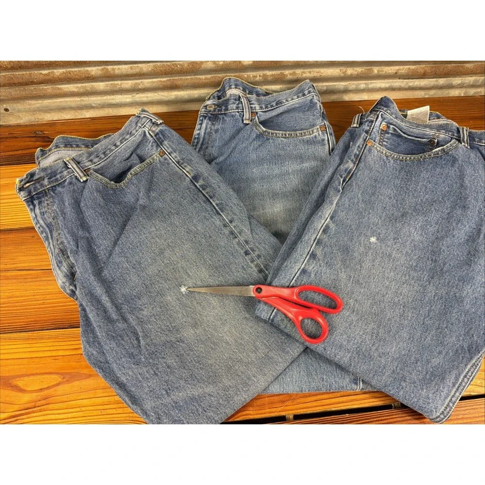 Lot of 3 Levi's 505 Jeans Blue Men's Size 40x30